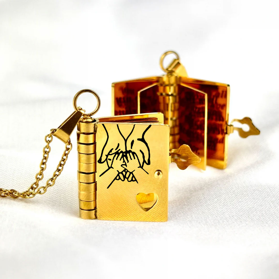 Regalo para mi hija - Collar libro "Mi hija increíble
