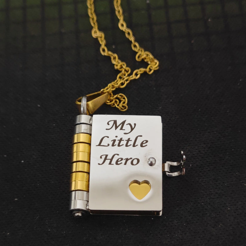 Regalo para mi hija - Collar libro "Mi hija increíble