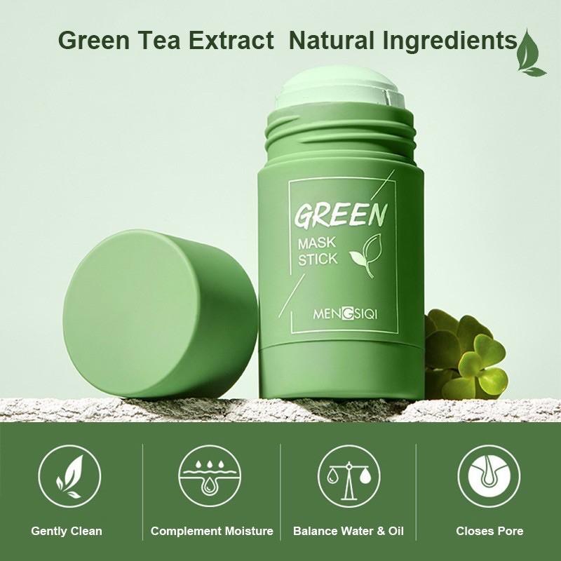 Mascarilla limpiadora desintoxicante de té verde