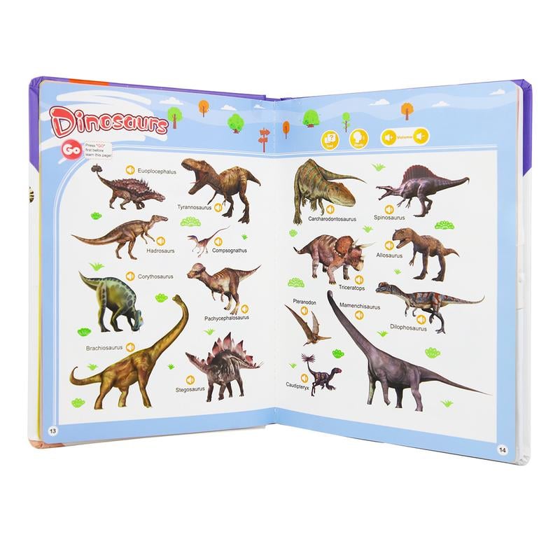 Libro de lectura en inglés/My First English Toy Sounds - ¡470+ palabras, 21 temas y divertidos juegos de palabras! ¡El juguete perfecto para los niños! 🇬🇧🔊
