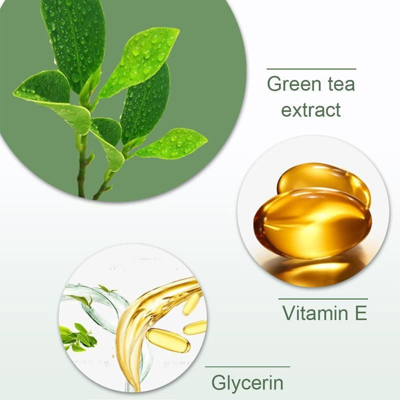 Mascarilla limpiadora desintoxicante de té verde