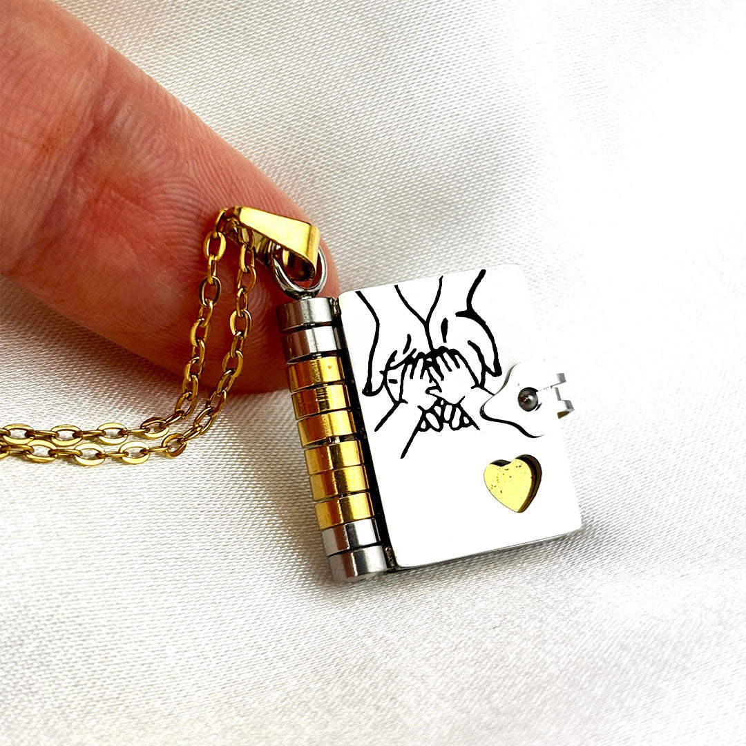 Regalo para mi hija - Collar libro "Mi hija increíble