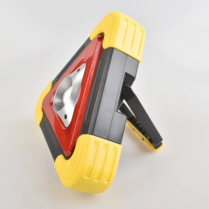 Luz de advertencia triangular de emergencia solar 3 en 1