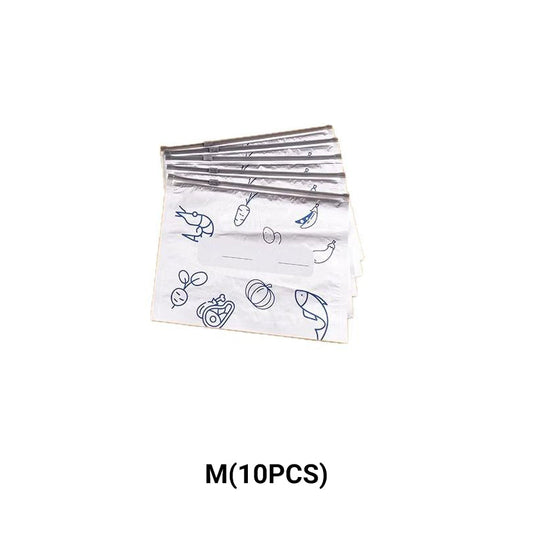 Papel de aluminio antibacterias bolsa de conservación/bolsa de almacenamiento reutilizable con cierre de papel de aluminio